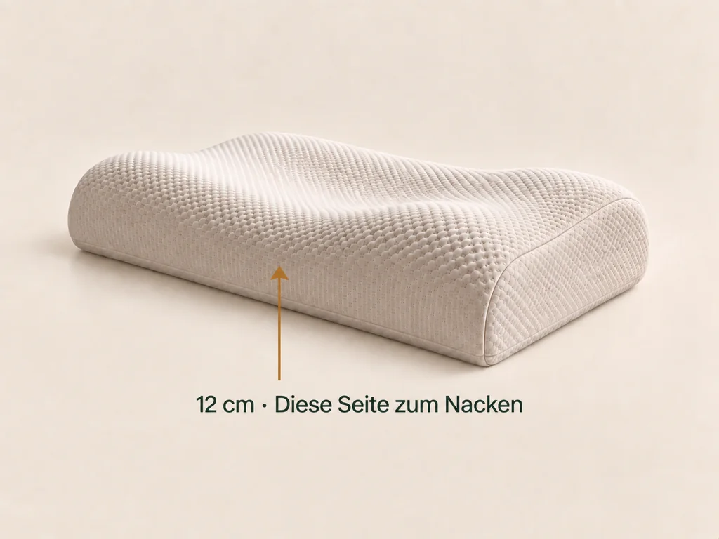 Empfohlene Nutzung der 12-Zentimeter-Welle zum Nacken